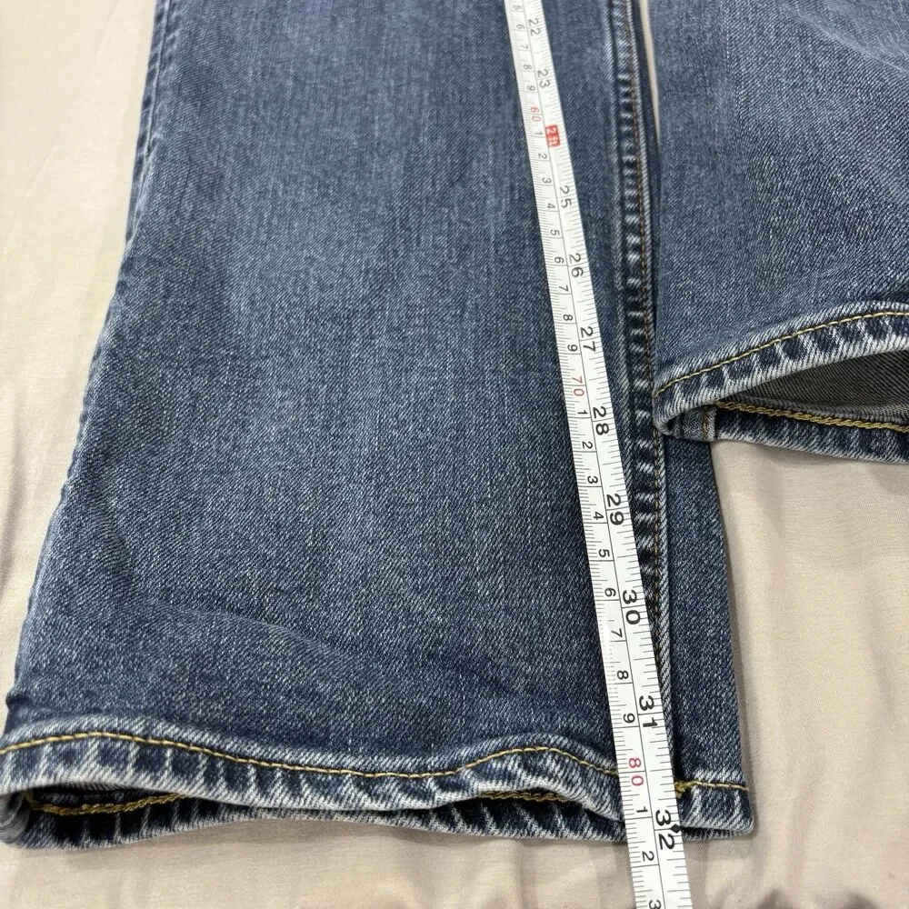 Faherty Jeans Straight Fit Mens 33x32 Feel Good Special Weave Casual Denim